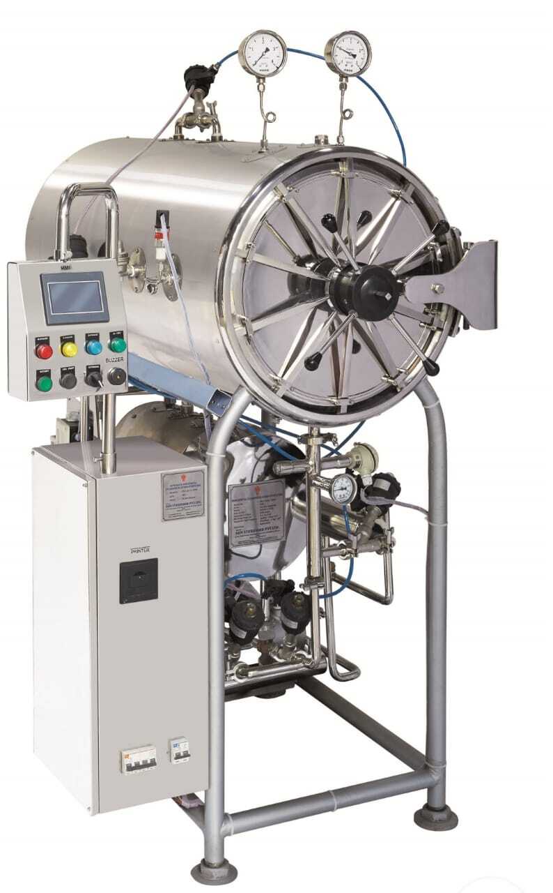 Cylindrical Horizontal Autoclave for Hospitals and Laboratories